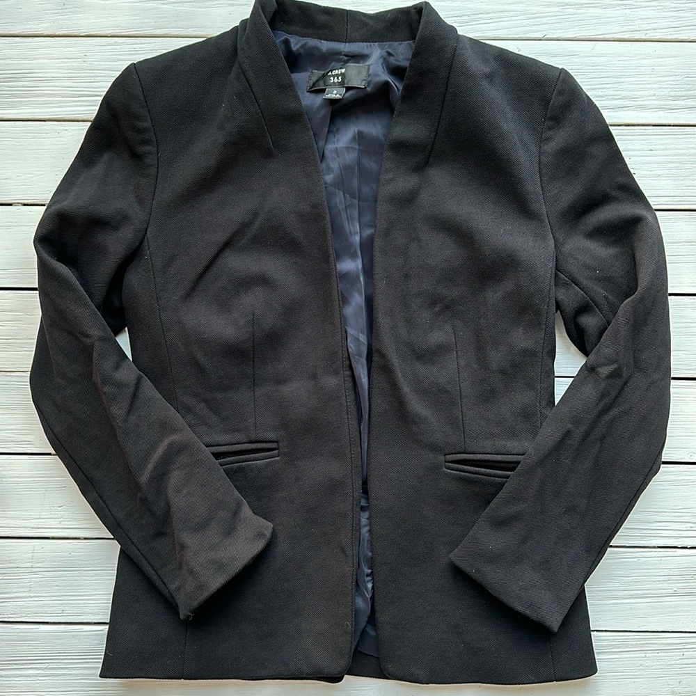 J.Crew Going Out Blazer Black size 2